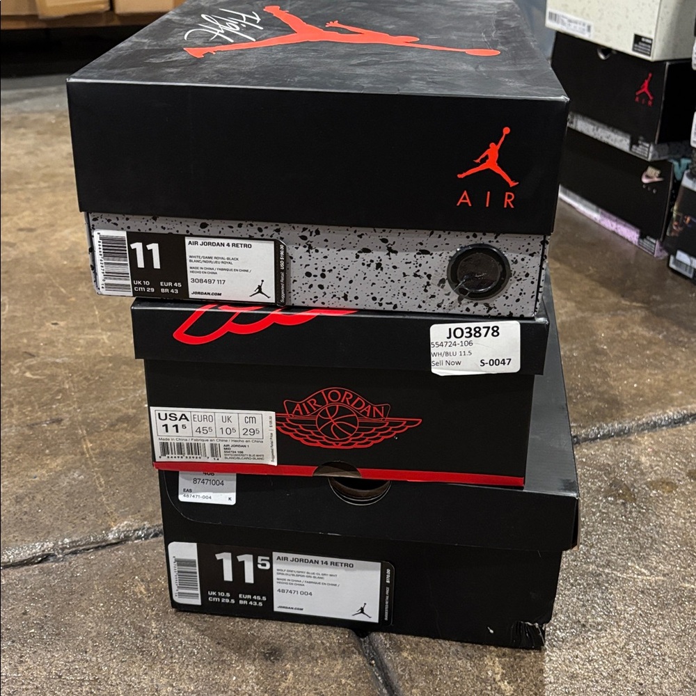 Jordan Shoe Boxes - No Shoes Included